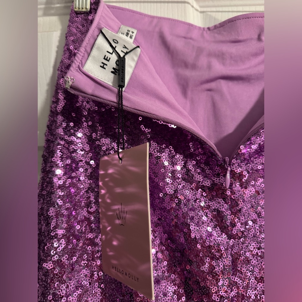 Hello Molly Sequin Skirt - Picture 5 of 5